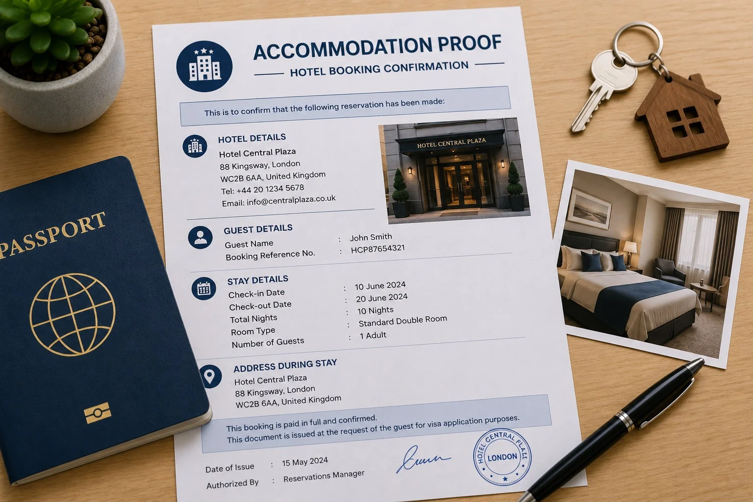 Accommodation Proof